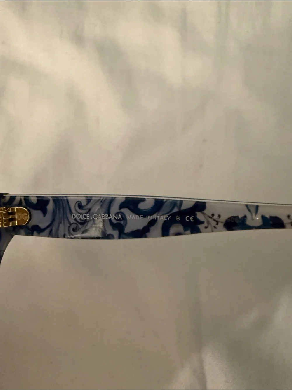 Dolce & Gabbana Blue Women’s Eyeglasses with Floral-Print